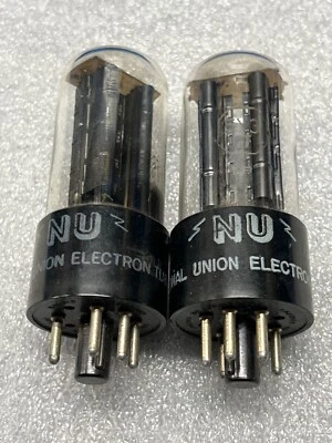 Tubo Electrónico NU 5Y3GT 5Y3GTG Lote de 2 pulgadas Foto 1 de 4