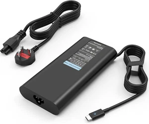 Cargador de portátil USB C 130W para Dell XPS 15 17 9500 9700 9575 9510 9520 9530 9710 - Imagen 1 de 8