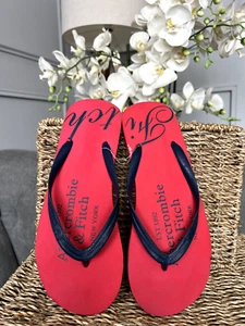 Abercrombie and Fitch flip flops Shoes Size 37 / 38 UK 4-5 - Picture 1 of 5