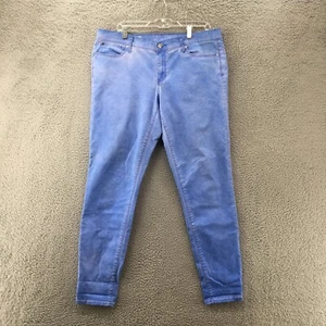 Gap Leggings Jeans Womens 33XL (Actual 38x31) Blue Light Wash High Rise Zip Fly - Picture 1 of 17
