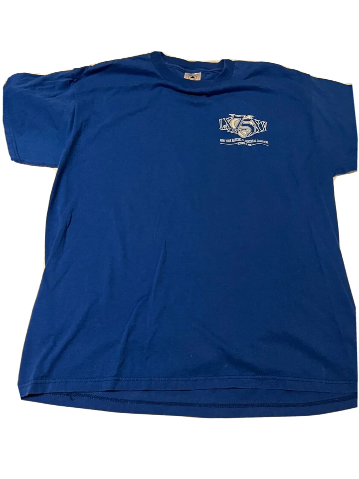 New York Rangers SGA Opening Night 2000 Brian Leetch short Sleeve Shirt L - Image 1 of 4