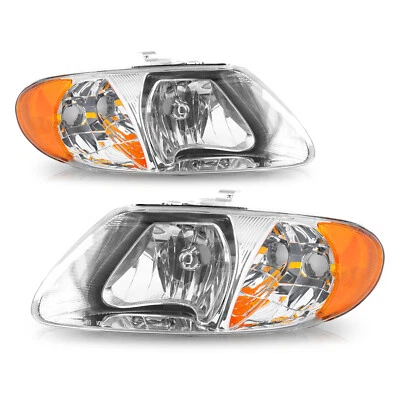 Faro izquierdo+derecho para Dodge Caravan Chrysler Town & Country 2001-2007 01-07 Foto 1 de 4