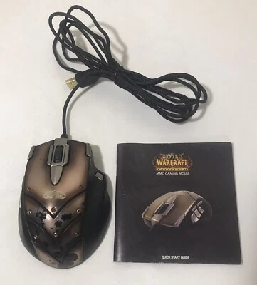 SteelSeries World of Warcraft Cataclysm Wired MMO Gaming Mouse - RARE - TESTED! - Image 1 of 4