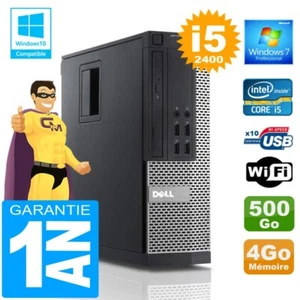 PC DELL 990 SFF Core I5-2400 RAM 4Go Scheibe 500 GB Wifi W7 - Bild 1 von 4