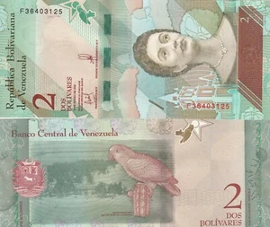 L004 BILLETE VENEZUELA 2 BOLIVARES 2018 P101A SIN CIRCULAR - Imagen 1 de 1