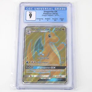 CGC 9 Dragonite GX Pokemon TCG Dragon Majesty 67/70 Graded Slab Card Mint - Picture 1 of 6