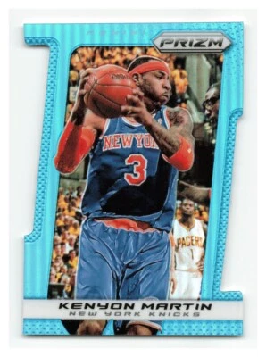 Kenyon Martin 2013-14 Panini Prizm Light Blue Parallel SP /199 #26-KNICKS - Image 1 of 2