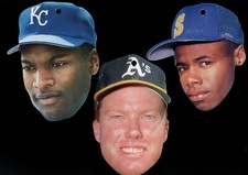 1990 Topps Heads Up Baseball Stars Complete Set- 24 Total w Ken Griffey Jr