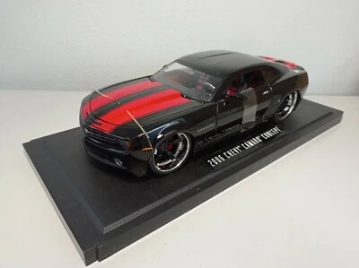 RARE JADA  1:18 BTM 2006 CHEVY CAMARO CONCEPT - 91080 BLACK/RED - Image 1 of 4