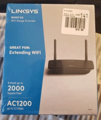 Linksys Boost EX WiFi Range Extender AC1200 NEW FACTORY SEALED !! - Image 1 of 4