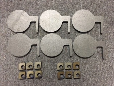 AR500 Steel Target Dueling Tree DIY Kit 6pc 4" x 1/4" Paddles with Tabs! USA! - Image 1 of 4