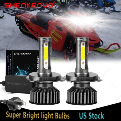 For 2016 Ski Doo Freeride 800 Etec LED Headlight Plug & Play SOLD BY SNOWMOBILER - Image 1 of 4