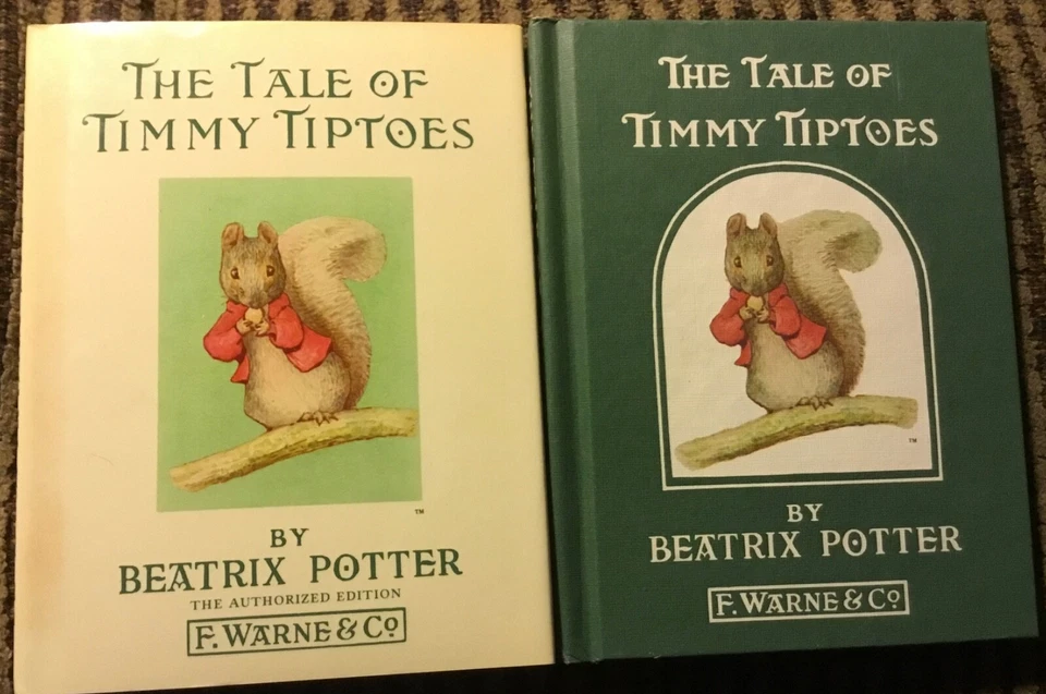 VG 1960s Vintage Edition Hardcover in DJ Tale of Timmy Tiptoes Beatrix Potter - Image 1 of 1