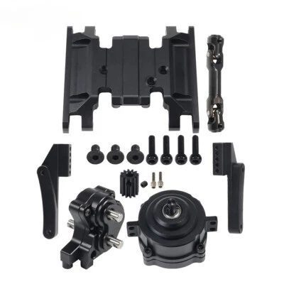 Metal Front Planetary Gearbox Transfer Case Transmission Set for Axial SCX10 II - Image 1 of 4