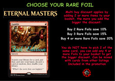 MTG Eternal Master's Choose Your Rare Foil Card - Mint - Multi-Buy Discount
