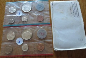 1964 Mint Set U.S Mint P & D 10 Coins 90 % Silver Half Quarter Dime # 3 - Picture 1 of 2