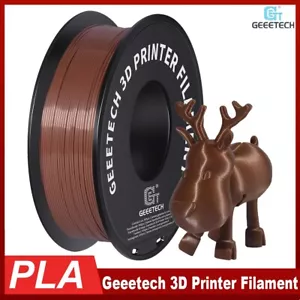 Geeetech 1.75mm PLA 3D Printer Filament 1kg/roll Spool Brown Smooth Printing UK - Picture 1 of 8