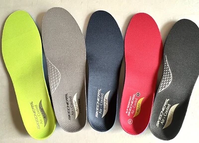 SKECHERS ARCH FIT INSOLE AIR COOLED GO RUN LATEX PLANTAR FASCIITIS M’S 7-15 M-EW - Image 1 of 4