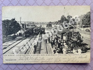 Petoskey MI-GR&I Northland Limited-Trains-Railway-Railroad-RR-Emmet Co-Michigan - Imagen 1 de 4