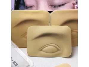 3D Silikon Augen Make-up zum Üben Training Tattoo Microblading Werkzeug Haut - Bild 1 von 12