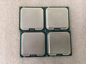 Lot of 4 Intel Pentium Dual-Core E5400 2.7GHz LGA775 Desktop Processor SLGTK - Picture 1 of 2