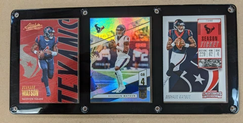 DESHAUN WATSON 3 CARD PLAQUE HOUSTON TEXANS Cover