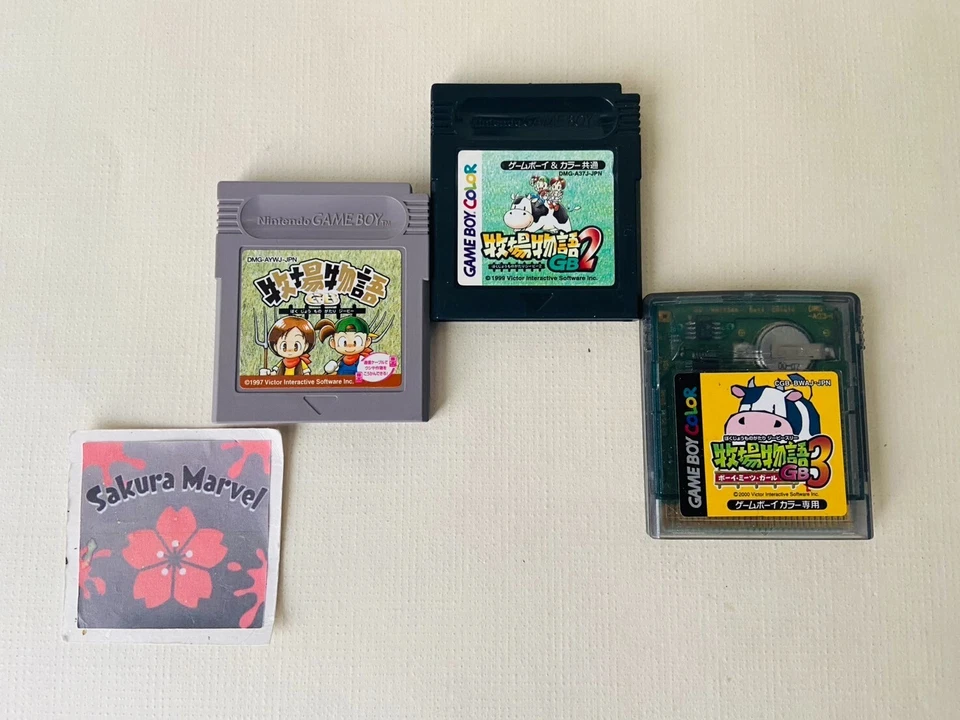 Nintendo Gameboy Color Harvest Moon GB 1 2 3 Japanese Game Tested Cartridge Only - Image 1 of 1
