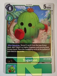 Togemon ® BT1-074 R ® Rara ® DIgimon Ver.1.0 ® Inglese - Picture 1 of 1