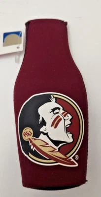 Florida State Seminoles NCAA Rojo Cremallera - Botella Koozie Foto 1 de 2