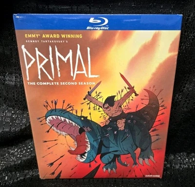 Primal 2022 Complete Second Season Bluray Tartakovsky New - Image 1 of 4