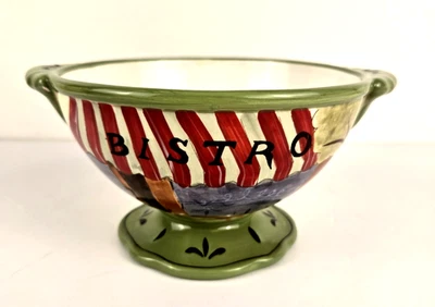 Tazón de sopa/cereal con patas internacionales certificado Jennifer Brinely Foto 1 de 4