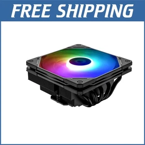 Compact 57mm Low-Profile CPU Air Cooler with RGB Sync for Small Form Factor PCs - Picture 1 of 9
