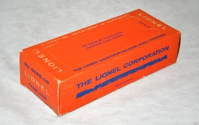 ORIGINAL EMPTY BOX FOR LIONEL 6465-110 CITIES SERVICE TANK CAR - POSTWAR - NR - Image 1 of 4