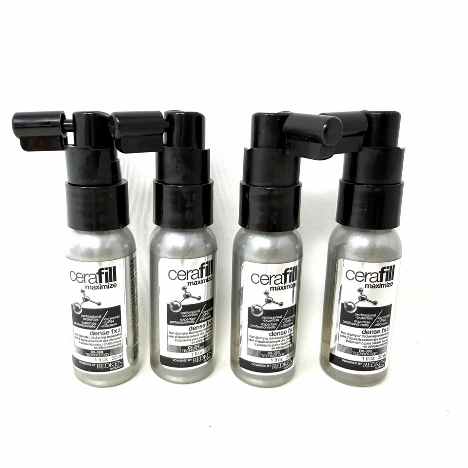 HTF Redken CERAFILL Maximize DENSE FX Thickening Treatment 4 fl oz TOTAL New - Image 1 of 4