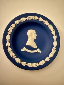Wedgwood Jasperware Duke of Edinburgh Blue & White Commemorative Plate - Picture 1 of 3