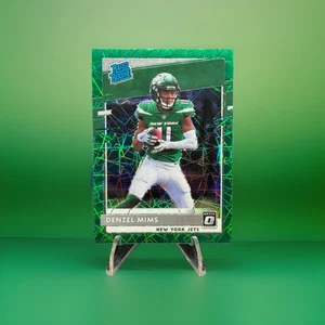 Denzel Mims - Rated Rookie RC - Green Velocity Prizm - 2020 Donruss Optic # 173 - Picture 1 of 11