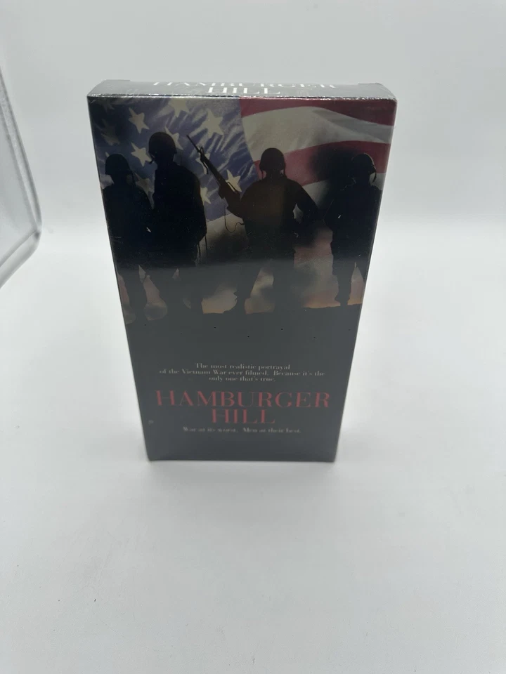 Factory Sealed VHS – Hamburger Hill (1987) – Vietnam War Drama - Image 1 of 2