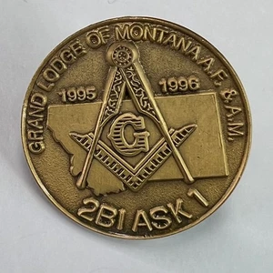Grand Lodge of Montana Shriner Masonic Freemason Vintage Pin Lapel Hat Pin #34 - Picture 1 of 1
