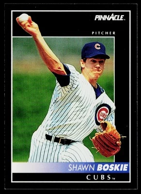 1992 Pinnacle #527 Shawn Boskie Chicago Cubs - Image 1 of 2