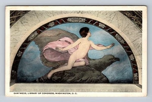 Tarjeta vintage de Washington DC, Ganímedes, Biblioteca del Congreso - Imagen 1 de 2