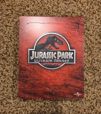 Jurassic Park Ultimate Trilogy Blu-ray Steelbook - Jumbo Case - Region Free - Image 1 of 4