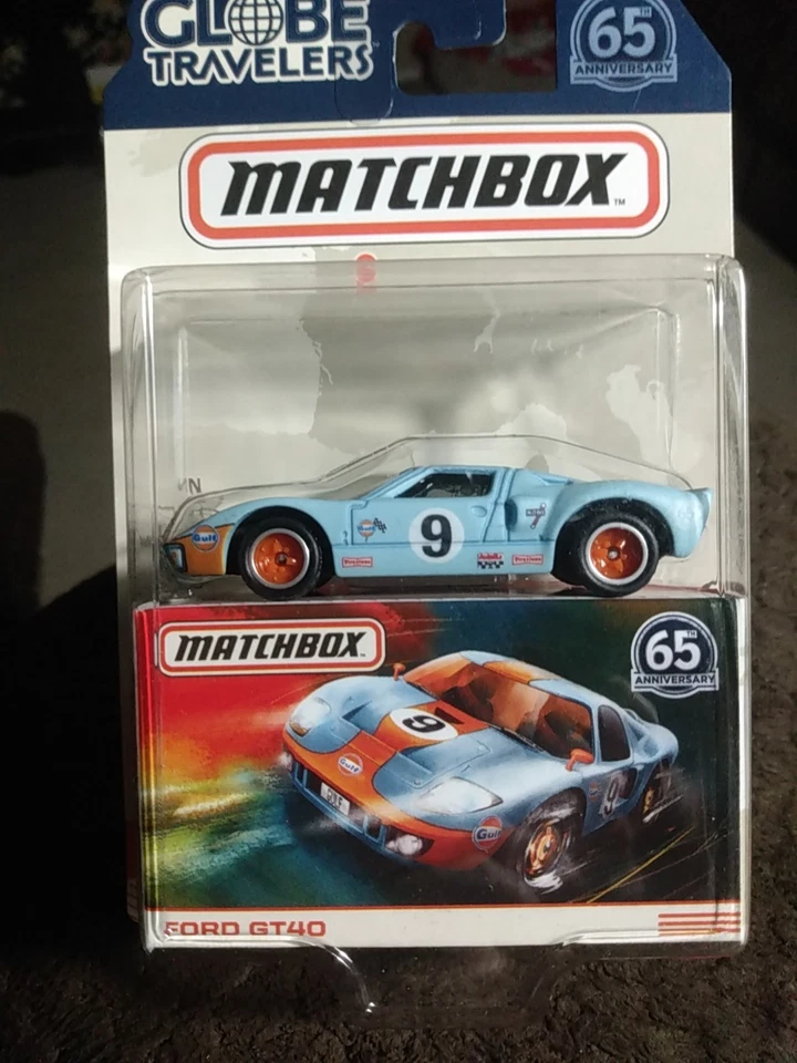 Ford GT40 2018 Matchbox Globe Travelers logotipo del Golfo 1/64 ¡¡Lo último!!! Foto 1 de 4