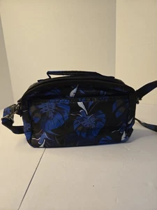 Lug Scoop Crossbody Bag Botanical Tropical Navy Black - Bild 1 von 14