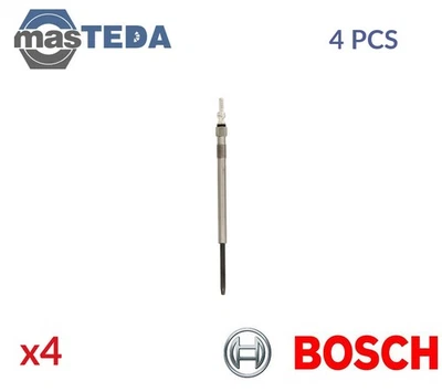 F 002 G50 048 GLÜHKERZE GLÜHKERZEN BOSCH 4PCS FÜR PEUGEOT BOXER 3L,2.3L - Image 1 of 4