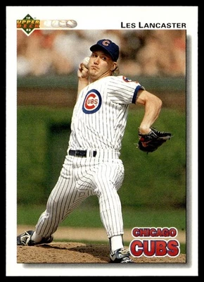 1992 Upper Deck Les Lancaster Chicago Cubs #481 - Image 1 of 2