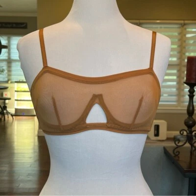 NWT We Are HAH X Free People Wired Bra 30-38DD  30DD 32DD 34DD 36DD  Brown Sugar - Image 1 of 4