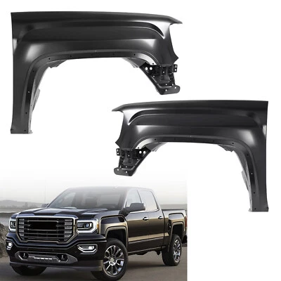 Fender For GMC Sierra 2500 HD/3500 HD/1500 2014-2019 Front Driver&Passenger Side Foto 1 de 4