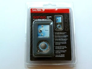 Sandisk Sansa e-200/e250/e260/e270/e280 MP3 Player Gray Carrying Silicone Case - Picture 1 of 3