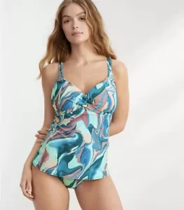Camiseta de natación Tankini con aros Birdsong Bare Necessities S10149 34I precio de venta sugerido por el fabricante 108 USD - Imagen 1 de 10