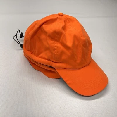Daystone Earflap Mens Hat Cap Orange Fleece Lined Hunting Outdoors High Vis - Image 1 of 4